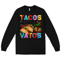 Black Tacos before Vatos Valentine's Day Long Sleeve Tee - FaDigitalArtStudio
