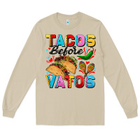 Mushroom Tacos before Vatos Valentine's Day Long Sleeve Tee - FaDigitalArtStudio