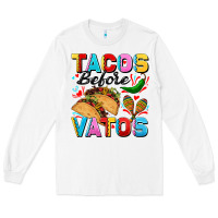 White Tacos before Vatos Valentine's Day Long Sleeve Tee - FaDigitalArtStudio