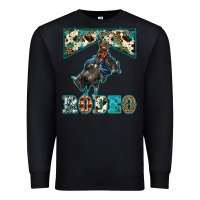 Black western rodeo bullfighter Premium Sweatshirt - BarkalooDesign