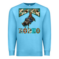 Ocean Blue western rodeo bullfighter Premium Sweatshirt - BarkalooDesign