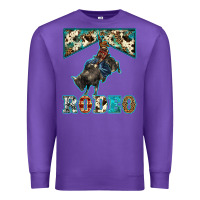 Purple western rodeo bullfighter Premium Sweatshirt - BarkalooDesign