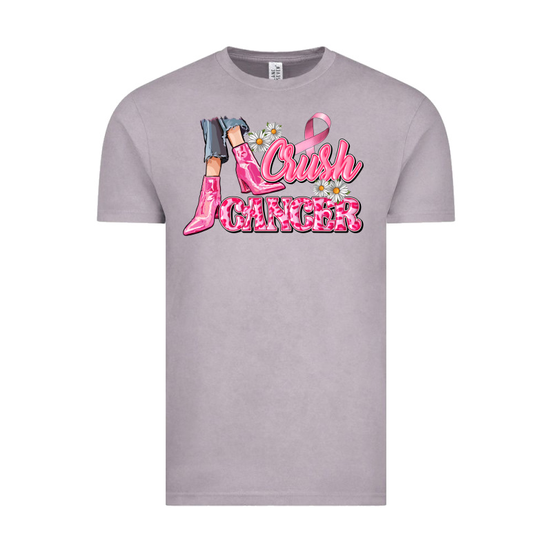 Crush Cancer Vintage Tee by CowGirlArtShop | Teevron