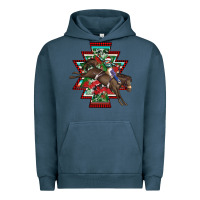 Pigment Midnight Navy aztec rodeo christmas Urban Hoodie - AdoDesignShop