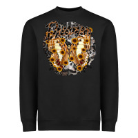 Black dreamer butterfly Heavyweight Sweatshirt - RacoonDesign