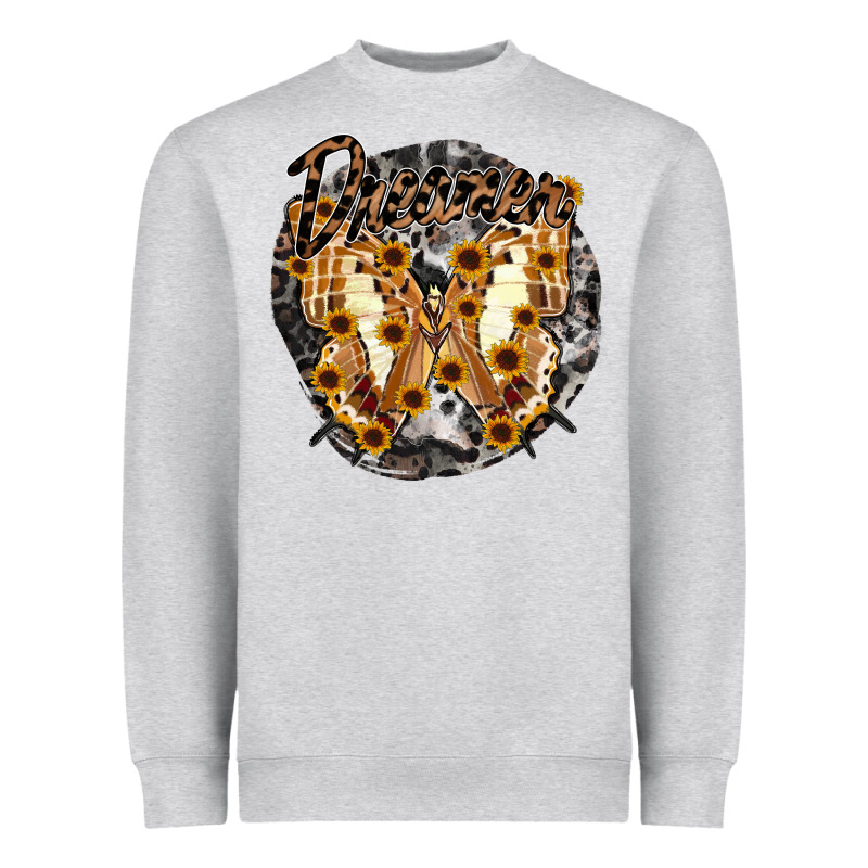 Dreamer Butterfly Heavyweight Sweatshirt by RacoonDesign | Teevron