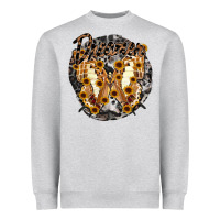 Heather Grey dreamer butterfly Heavyweight Sweatshirt - RacoonDesign
