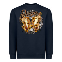 Navy dreamer butterfly Heavyweight Sweatshirt - RacoonDesign