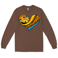 Chestnut Bus Driver Off Duty Heart Long Sleeve Tee - Jasminsmagicworld