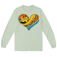Matcha Bus Driver Off Duty Heart Long Sleeve Tee - Jasminsmagicworld