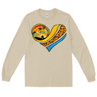 Mushroom Bus Driver Off Duty Heart Long Sleeve Tee - Jasminsmagicworld