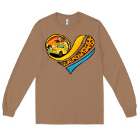 Toasted Coconut Bus Driver Off Duty Heart Long Sleeve Tee - Jasminsmagicworld