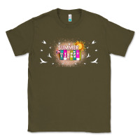 Army Green summer vibes with birds Classic Tee - TumblerDesignByShophia