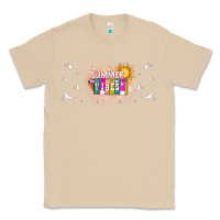 Mushroom summer vibes with birds Classic Tee - TumblerDesignByShophia