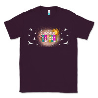 Plum summer vibes with birds Classic Tee - TumblerDesignByShophia