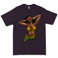 Plum black woman Premium Tee - NancyCooperArtShop