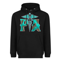 Black physician medical symbol assistant nurse Heavyweight Hoodie - BarkalooDesign