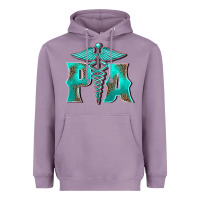 Lavender physician medical symbol assistant nurse Heavyweight Hoodie - BarkalooDesign