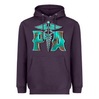 Plum physician medical symbol assistant nurse Heavyweight Hoodie - BarkalooDesign