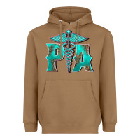 Toasted Coconut physician medical symbol assistant nurse Heavyweight Hoodie - BarkalooDesign