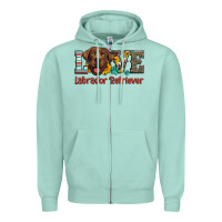 Seafoam love labrador retriever Zipper Hoodie - Artiststas