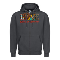 Smoke love labrador retriever Zipper Hoodie - Artiststas