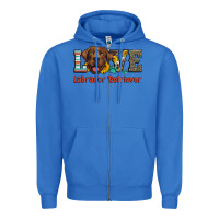 True Royal love labrador retriever Zipper Hoodie - Artiststas