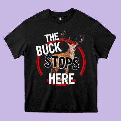 The Bucks Stops Here Heavy Core Tee Designed By Bettercallsaul