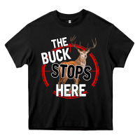 Black The Bucks Stops Here Heavy Core Tee - Bettercallsaul