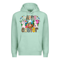 Seafoam Happy Easter Premium Hoodie - CowhideDigitalArt
