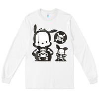 White pochacco skeleton halloween shirt Long Sleeve Tee - longCreatives
