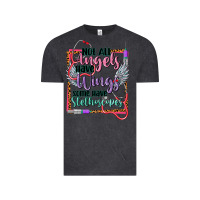 Vintage Black Not all angels have wings Vintage Tee - CowGirlArtShop
