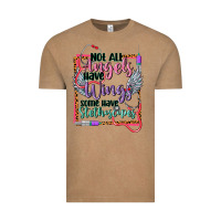 Vintage Coffee Not all angels have wings Vintage Tee - CowGirlArtShop