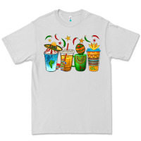 Dove Grey Cinco de Mayo Coffee Cups Premium Tee - texasbilliewilder