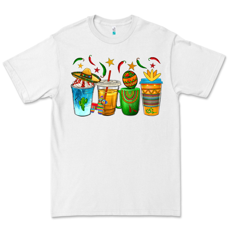 Cinco De Mayo Coffee Cups Premium Tee by texasbilliewilder | Teevron