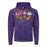 Cloud Purple mardi gras coffee cups Vintage Hoodie - OliviaCreatesArt