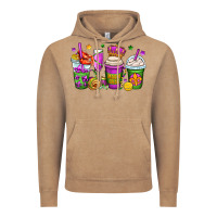 Vintage Coffee mardi gras coffee cups Vintage Hoodie - OliviaCreatesArt