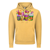 Vintage Mustard mardi gras coffee cups Vintage Hoodie - OliviaCreatesArt