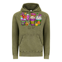 Vintage Olive mardi gras coffee cups Vintage Hoodie - OliviaCreatesArt