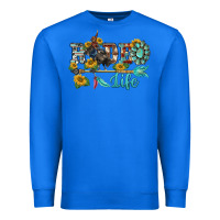 True Royal western rodeo bullfighter  life turquoise's gemstones arrow sunflowers Premium Sweatshirt - BarkalooDesign
