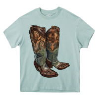 Arona cowgirl boots Heavy Core Tee - RanaPortraitStore