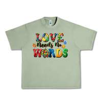 Love Needs No Words Urban Heavy Tee | Teevron