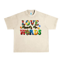 Sandshell Love needs no words Urban Heavy Tee - CowGirlArtShop