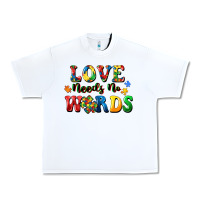 White Love needs no words Urban Heavy Tee - CowGirlArtShop