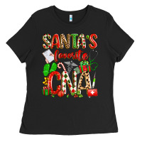 Santa's Favorite Cna Ladies Tee | Teevron