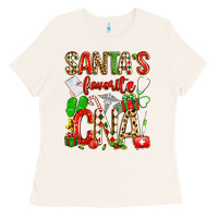 Bone santa's favorite cna Ladies Tee - texasbilliewilder