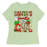 Matcha santa's favorite cna Ladies Tee - texasbilliewilder