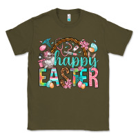 Army Green Happy Easter Nurse Easter Day Classic Tee - HowdyJamesFarm