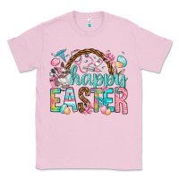 Bubblegum Pink Happy Easter Nurse Easter Day Classic Tee - HowdyJamesFarm