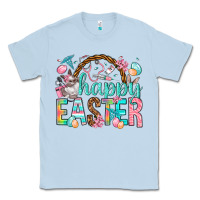 Dusty Blue Happy Easter Nurse Easter Day Classic Tee - HowdyJamesFarm
